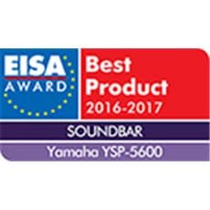 Yamaha reçoit le prix Européen EISA 2016-2017 de la meilleure barre de son avec MusicCast YSP-5600 dans la catégorie « Home Cinema »