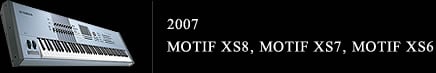 2010 MOTIF XF8, MOTIF XF7, MOTIF XF6