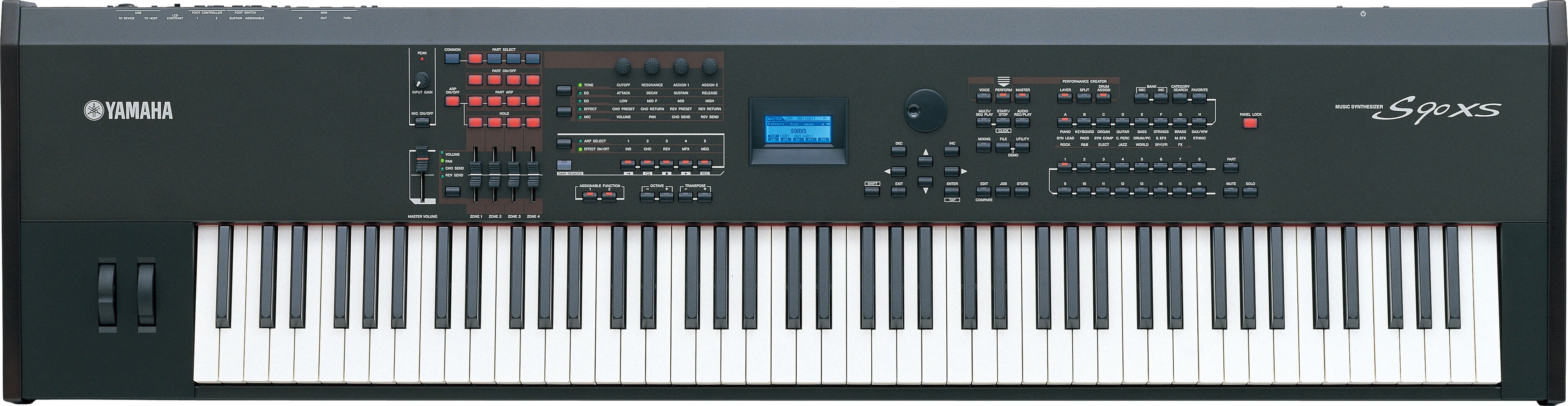 S XS - Caractéristiques techniques - Synthétiseurs - Produits