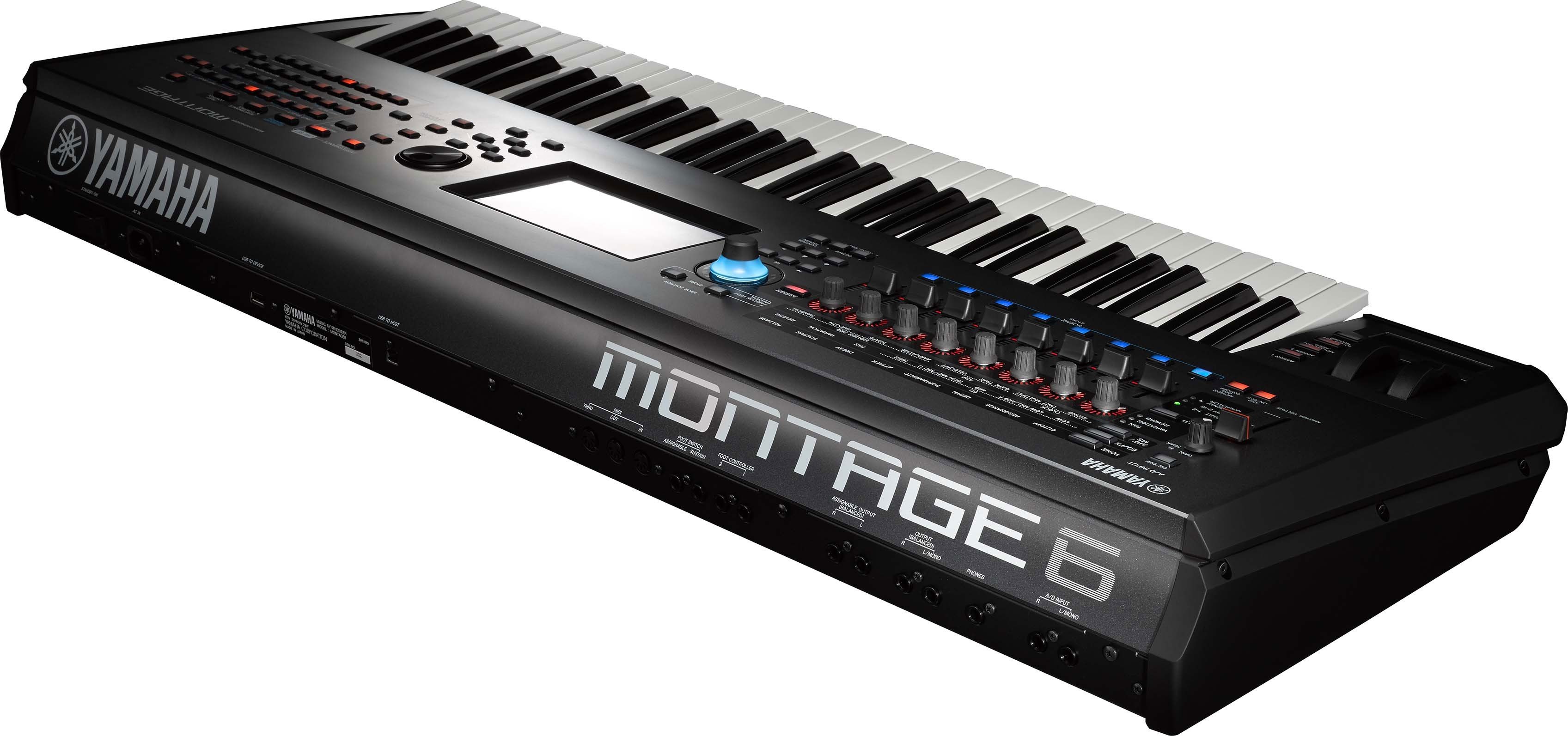 Yamaha MONTAGE 6, Synthétiseur avec casque et support