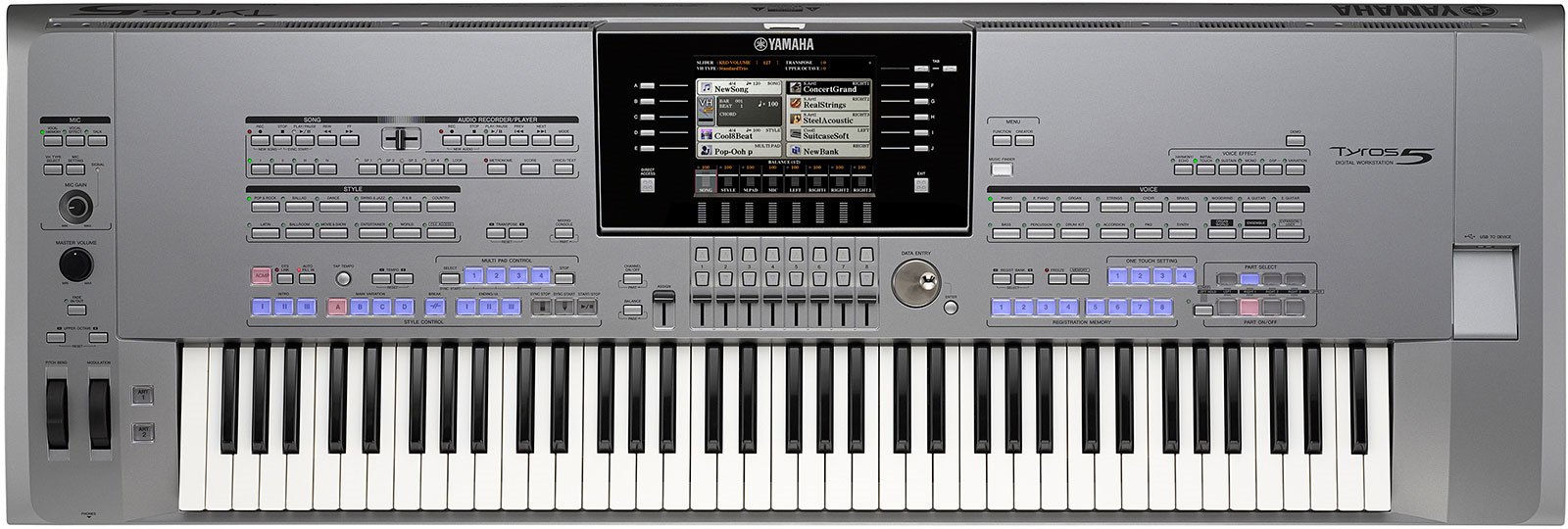 yamaha tyros 5 76 touches