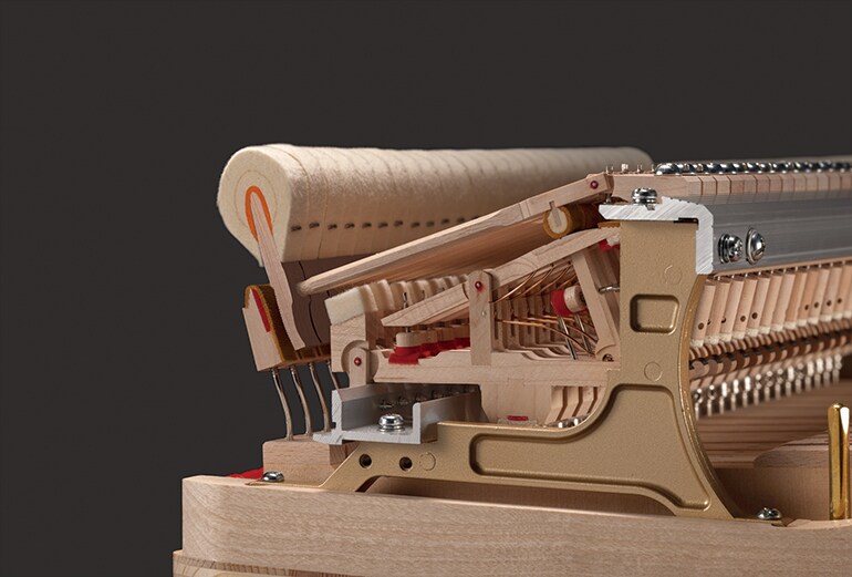 Image descriptive de la mécanique de clavier optimisée