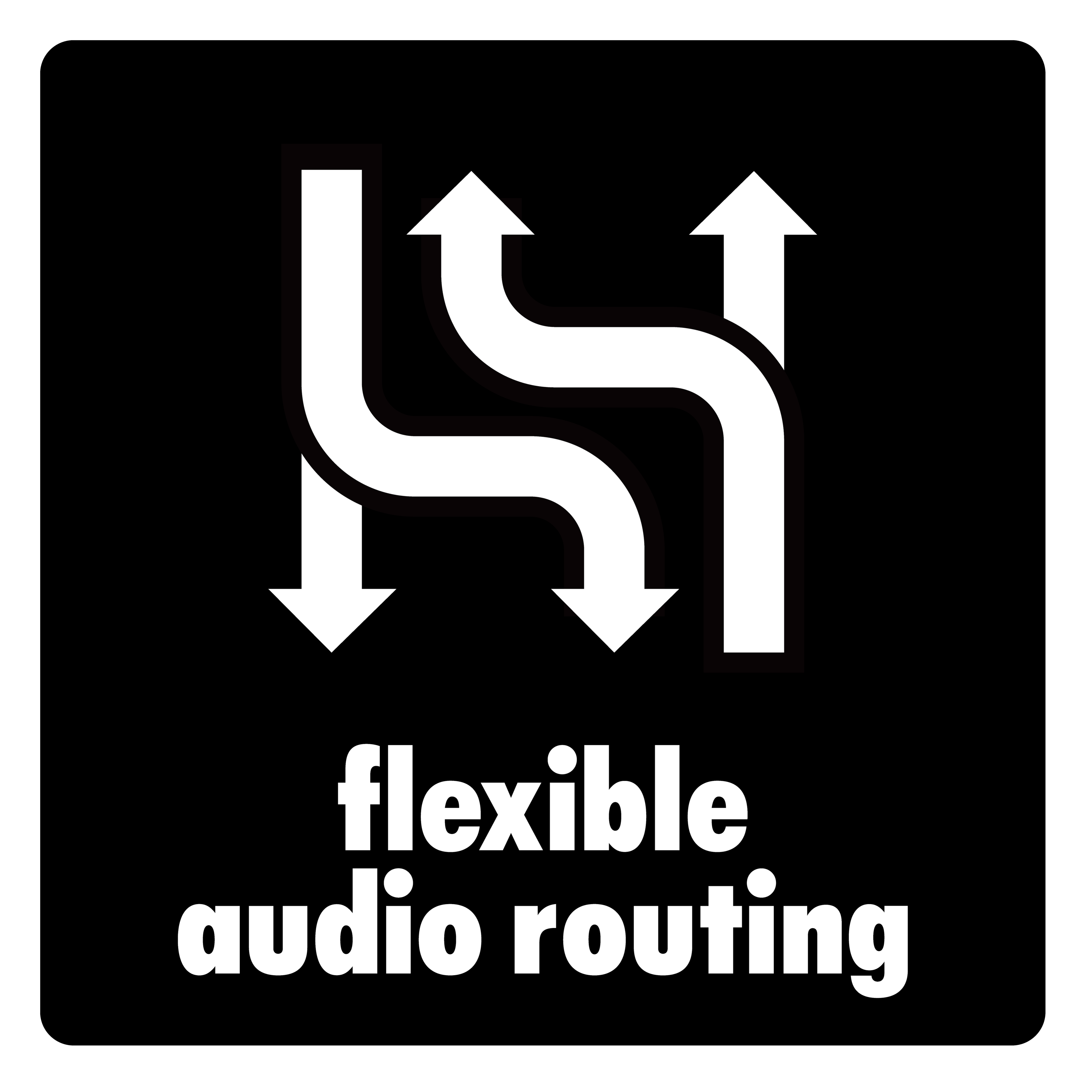 Adaptez les sorties à n'importe quel type de lieu ou de diffusion.