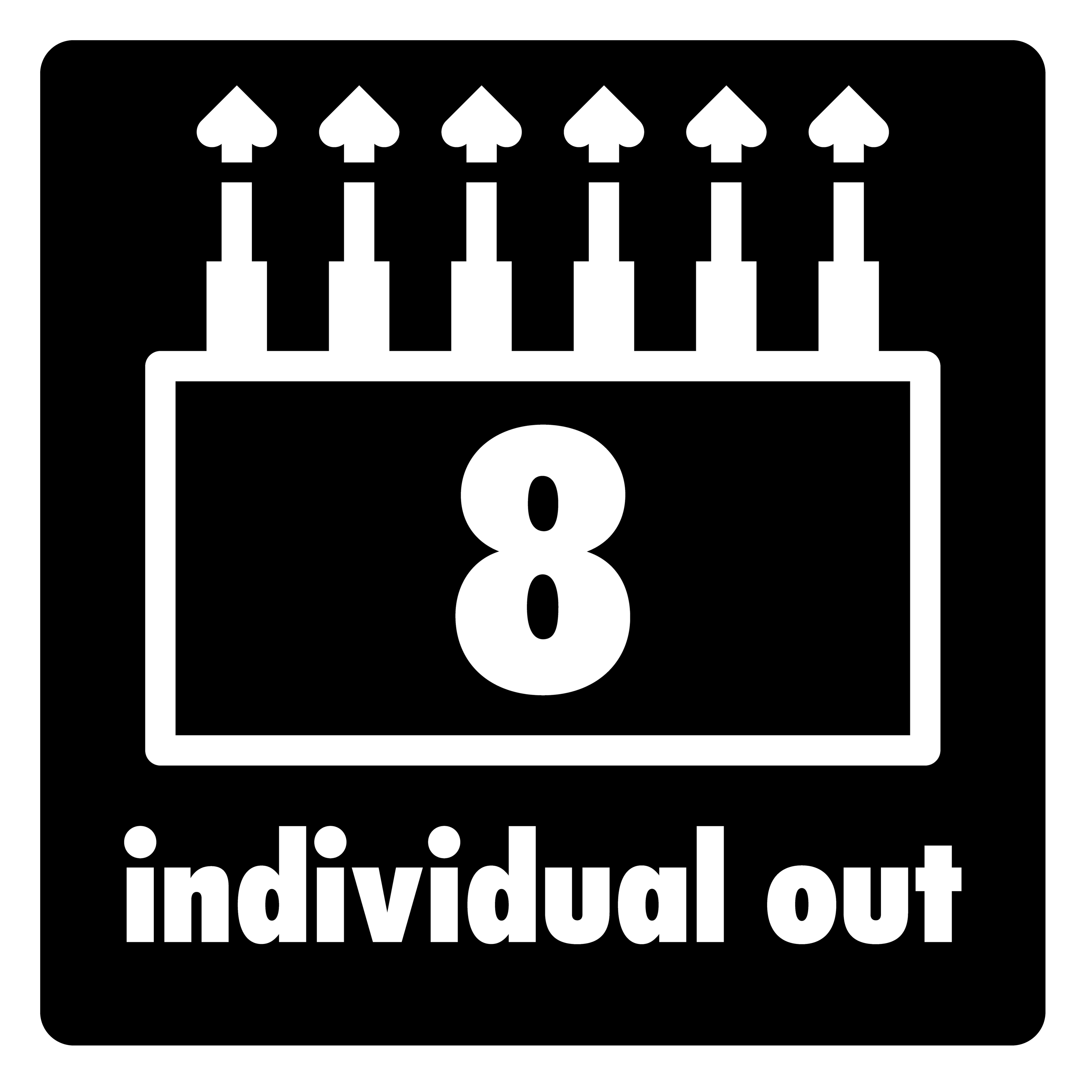 Huit sorties pour envoyer séparément les canaux de batterie et d'effets vers la sonorisation