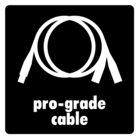 Sortie stéréo claire grâce au câble de dérivation professionnel inclus.