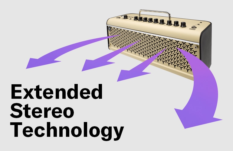 Despite its compact size, this amplifier delivers wide stereo sound using Yamaha’s acclaimed desktop audio technology.