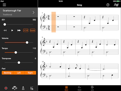 Jouez immédiatement vos morceaux favoris en créant une partition à partir d'un morceau audio.