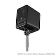 Yamaha Powered Monitor Speaker MS101-4 and Mic Stand Adaptor BMS-10A