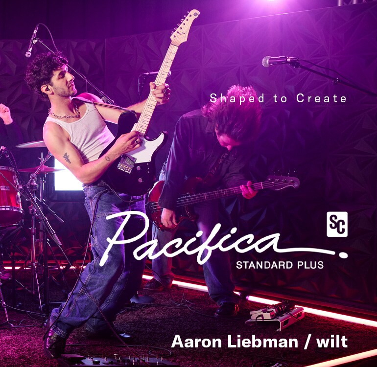 wilt / Aaron Liebman se produisant sur scène avec une Pacifica SC Standard Plus (PACS+11SM BL)