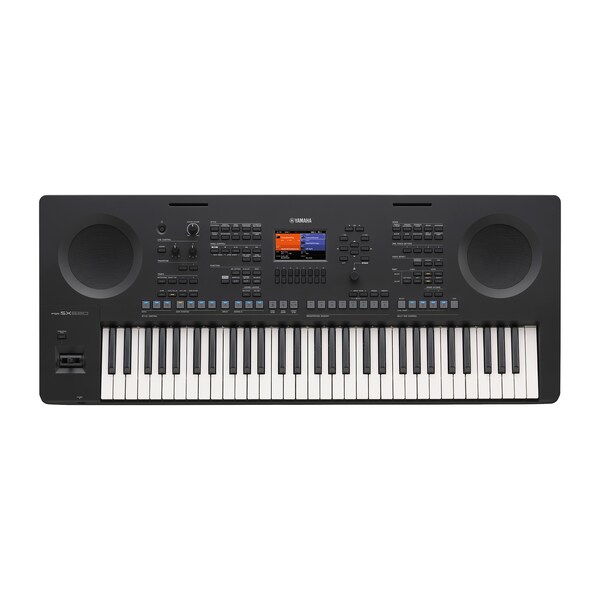Vue de dessus du clavier arrangeur Yamaha PSR-SX620