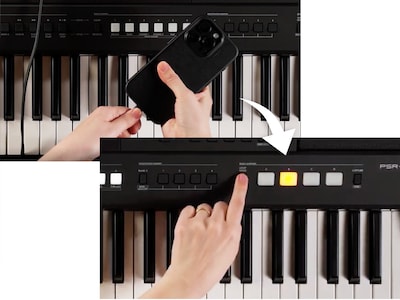 PSR-E483 - Image de présentation de la fonction Quick Sampling (Échantillonnage rapide)