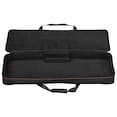 MODX M soft case opened with no product inside, showing internal structure and material texture.