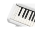 YDP-146_Blanc_clavier_gauche
