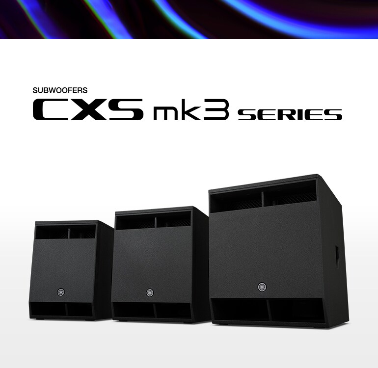 Série de caissons de basses Yamaha CXS mk3