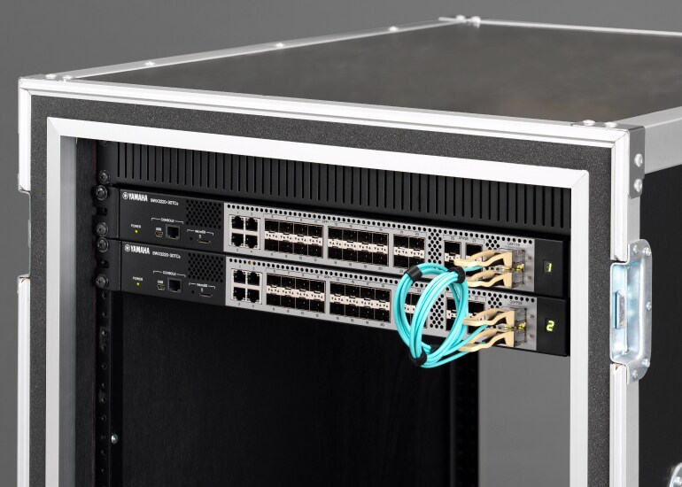 Prise en charge de l'empilage 100GbE : gestion unifiée de deux unités