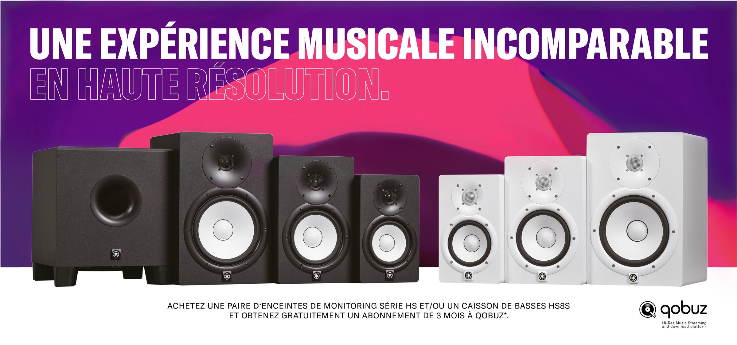 Série HS - Présentation - Enceintes - Audio professionnel - Produits -  Yamaha - France