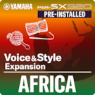 Africa (Pre-installed Expansion Pack - Yamaha Expansion Manager compatible data)