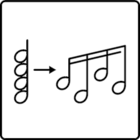 Icône d'Arpeggio (Arpège)