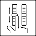 Icône de la molette de Pitch Bend (Variation de hauteur de son)