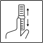 Icône de la molette de Pitch Bend (Variation de hauteur de son)