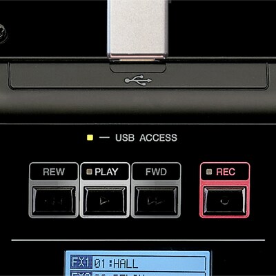 Enregistrement et lecture d'un périphérique USB