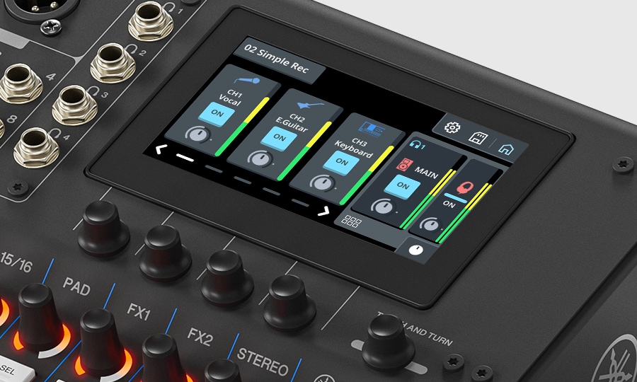 Yamaha MGX16V: Fast, Intuitive Control - Dialed In