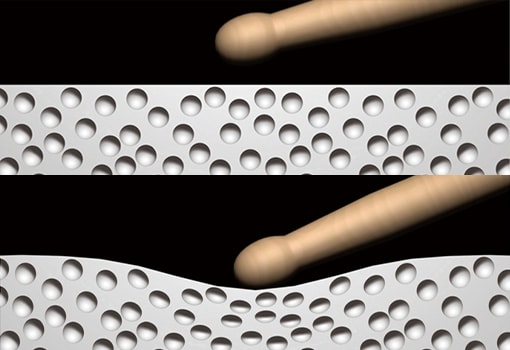 Image of the silicon part of the TCS pad