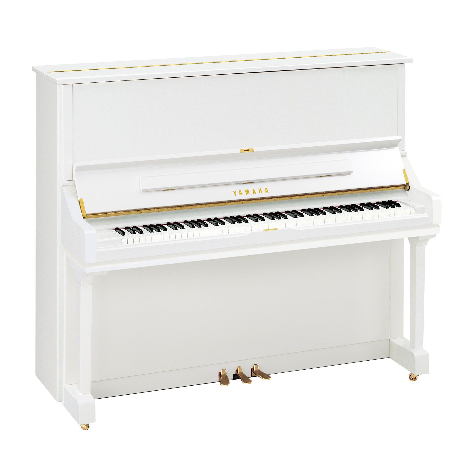 white clavinova piano