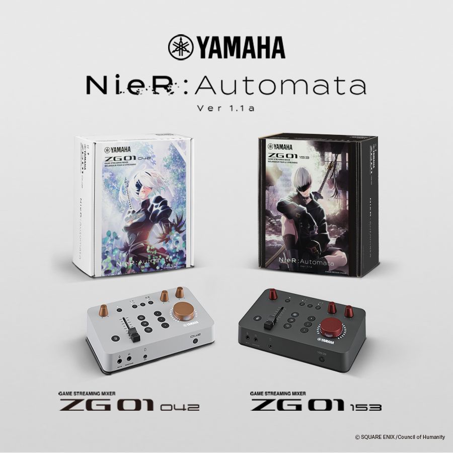 完売品YAMAHA ZG01 042 NieR:Automata 配信　ミキサー ZG01 042 / ZG01 153 Gaming Mixer - Yamaha USA