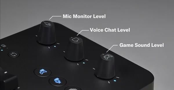 3 boutons pour un contrôle intuitif de l'audio du joueur et du jeu